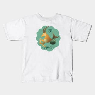 Capricorn: Climb the mountain, reach for the stars. Kids T-Shirt